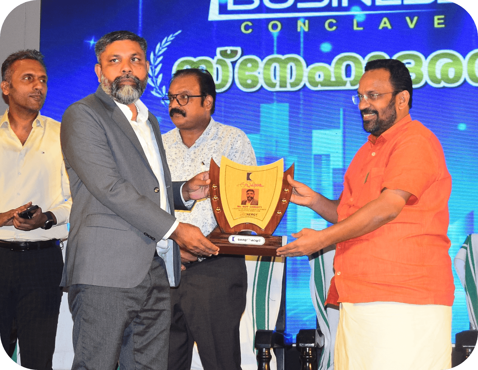 Change Maker in Green Energy presented by Shri K. Rajan