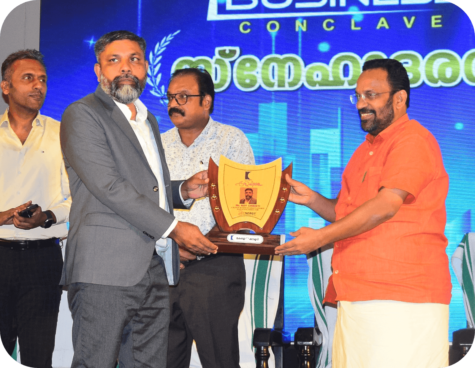 Change Maker in Green Energy presented by Shri K. Rajan