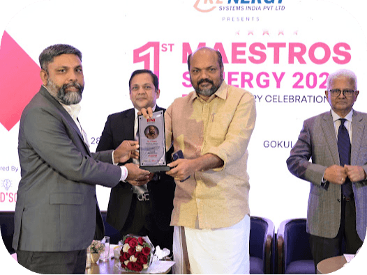 Industrial Excellence Award presented by Shri P. Rajeev